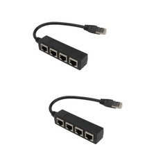 2 Pezzi Sdoppiatore di Rete 4