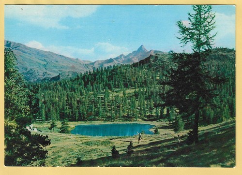 Cartolina italia monti - cartolina,