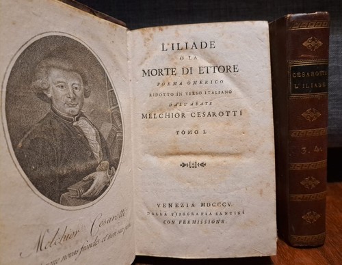 Cesarotti iliade morte - cesarotti, o