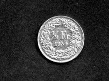 SVIZZERA 1934 - 1/2 FRANCO