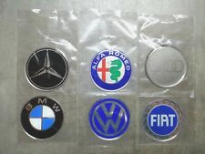 SCRITTA STEMMA ADESIVO LOGO VARIE MARCHE AUTO DIAMETRO 75 MM