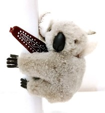KOALA 80s Australia super cute puppet clip pupazzo pinza con boomerang souvenir