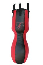 Mma Borsa Pesante Alta Qualità PU Wrestling Muay Thai Punching,Rosso/Nero,150 cm