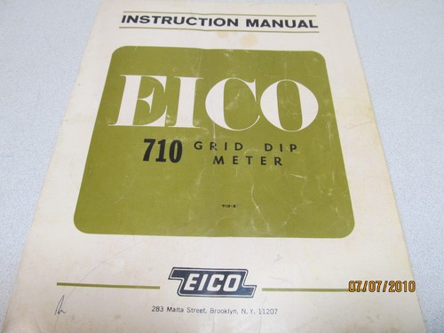Eico 710 grid dip - eico,