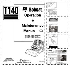 Bobcat T140 Compact Track Loader Manuale Uso e Manutenzione 5271 5272 PDF