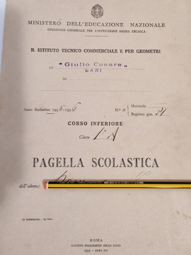 Pagella scolastica anno - pagella,