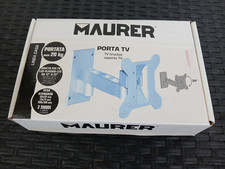 Supporto Staffa Porta Tv Per Tv 2 Snodi Orizzontale Maurer da 12" a 22" a Muro