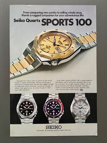 Seiko sports 100 quartz - 100, sq
