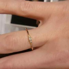 Anello promessa moissanite