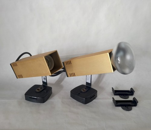 Coppia faretti ottone
