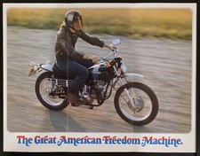 Brochure pieghevole moto