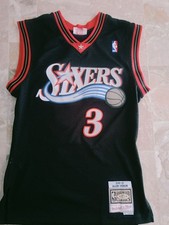  canotta BASKET mitchell & ness SIXERS SEASON 2000-2001 #4 IVERSON NBA TG S