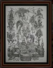 Grande litografia surrealista