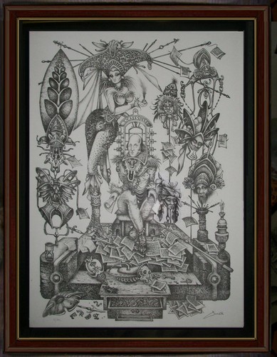 Grande litografia surrealista