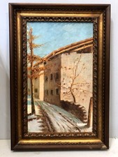 ANTICO DIPINTO OLIO TELA Nino