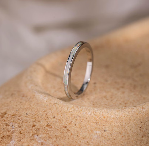 Anello fascia argento - anello,