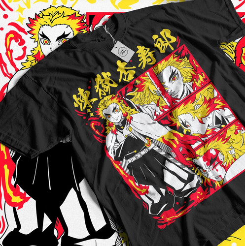 Shirt anime kyojuro rengoku - t-shirt,