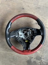 BMW E46 M3 volante rosso pelle