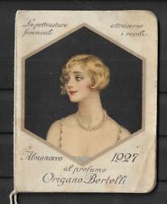 Calendario da Barbie / Almanacco al Profumo - Origano Bertelli (Anno 1927)