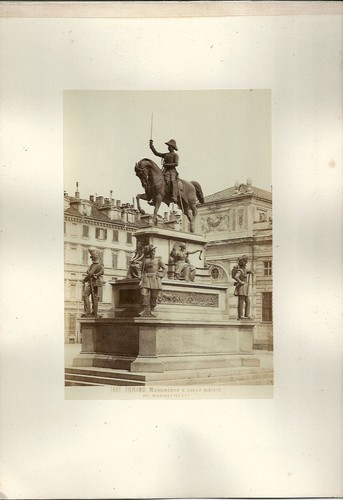 1880 torino monumento re - torino,