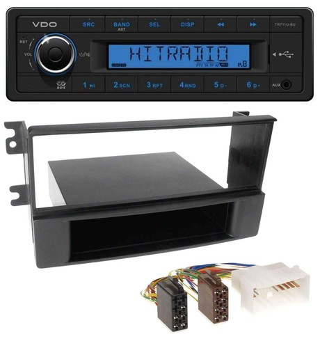 Autoradio usb vdo aux - usb, 1din