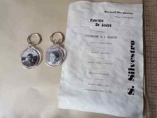 riproduzione recente volantino concerto + PORTACHIAVI Faber FABRIZIO DE ANDRÈ