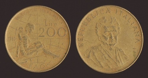 200 lire 1980 fao - lire,