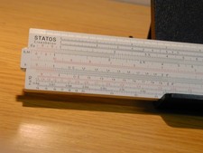 GRAPHOPLEX STATOS SLIDE RULE /