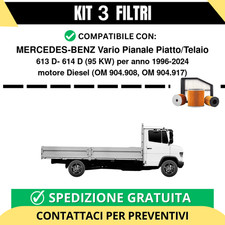 Kit 3 Filtri Tagliando per