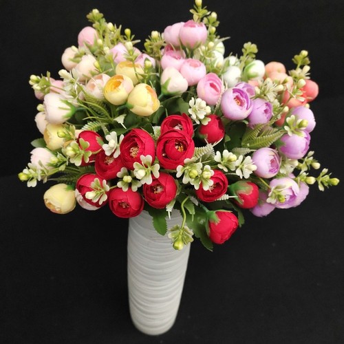 Bouquet floreale seta - , steli