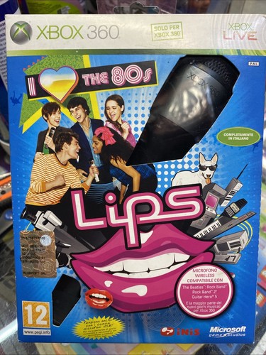 Lips love microfono - love, +