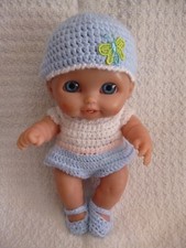 Set all'uncinetto a mano per