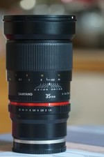 Obiettivo Samyang 35mm f/1.4