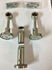 Swish STOCK 3 supporti tubo ø 16 mm acciaio inox supporto tenda doppio e singolo