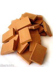 N. 50 MATTONCINI SPESSI IN COTTO PER  HOBBISTI - CREAZIONE PRESEPI - DECORAZIONE