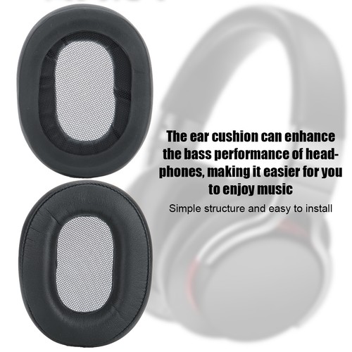 Ear pad nero cotone - 2x,
