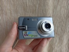 🔥BENQ DC E820 Silver 8,0 megapixel fotocamera digitale compatta🔥set COMPLETO FUNZIONANTE🔥
