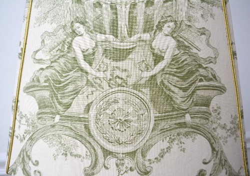 Abat jour toile jouy - de,