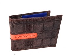 Portafoglio in pelle c/ patta