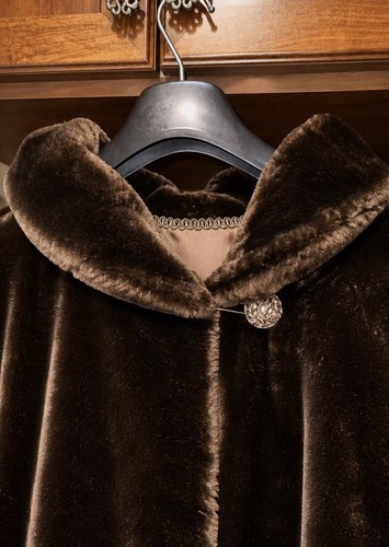 Pelliccia vintage marrone
