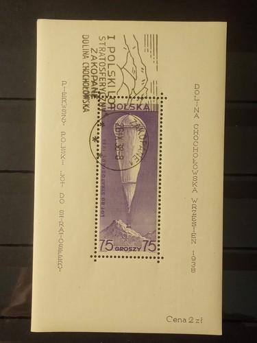 Polska blok 1938 - blok, lotto