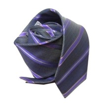 CRAVATTA GRIGIA A RICHE ROSA