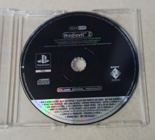 Promo disc medievil - medievil, ps1