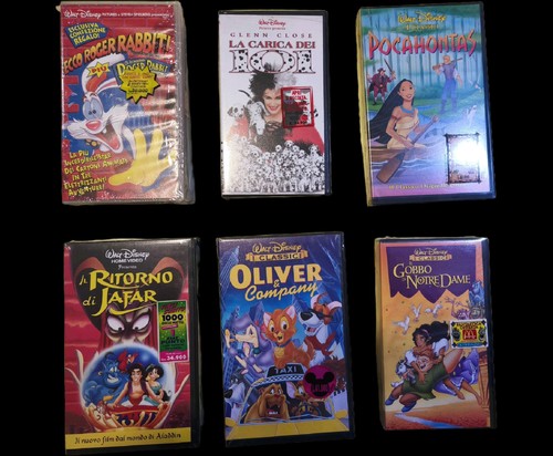 Vhs videocassette originali - 6,