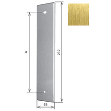 Placca cieca per avvolgitore UNI