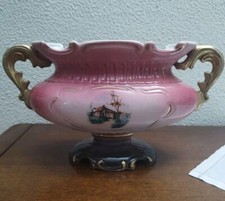 Vaso centrotavola ceramica vintage anni 40 cm 30 lunghezza Come in foto