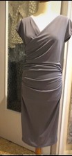 abito grigio fasciante Diana