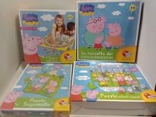 PEPPA PIG GIOCHI EDUCATIVI/GIOCO OCA/PUZZLE SAGOMATO/PUZZLE VELVET LISCIANI OVP