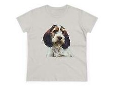 T-shirt donna Petit Basset Griffon Vendeen peso medio cotone