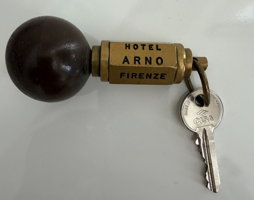 Portachiavi vintage hotel arno - portachiavi,